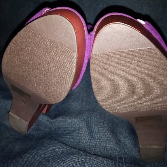 Wild Rose " RARE BUT ROYAL "Wedge Heel Espadrille Rare Zig Zag  Heel(BRAND NEW!! - Picture 4 of 5